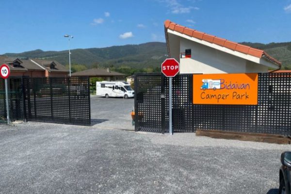 Área de servicios para autocaravanas en Guriezo