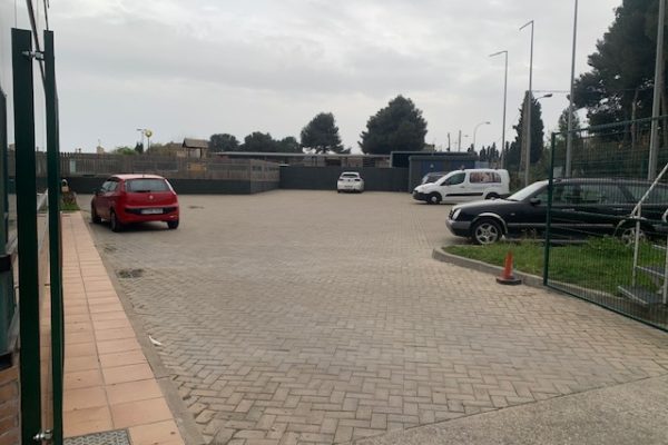 Área de servicios para autocaravanas en Figueres